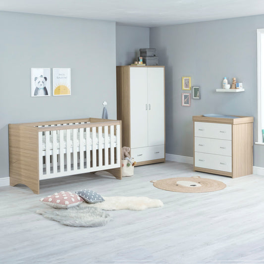 Veni 3 Piece Room Set - Oak White